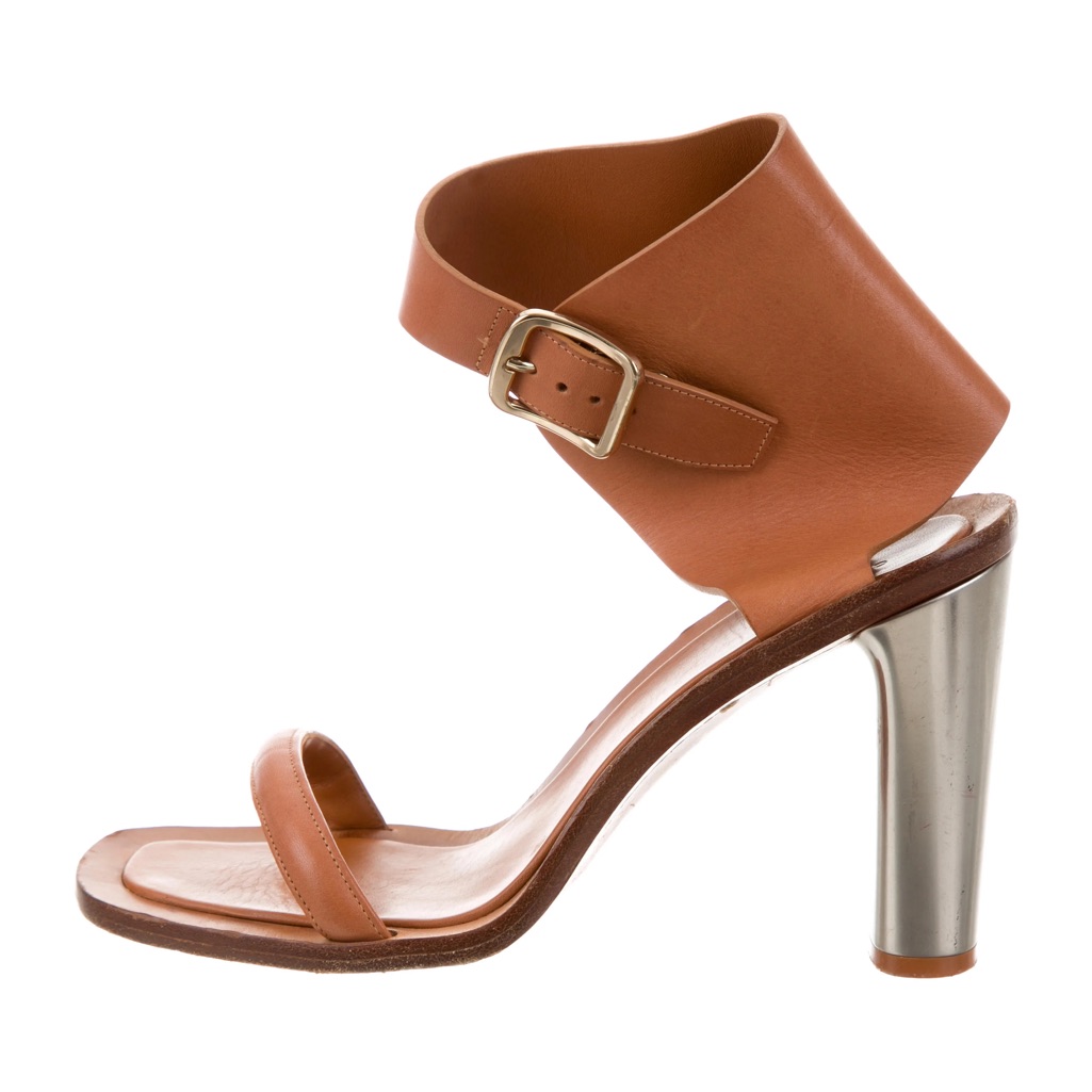 Celine Leather Bam Bam Sandals  Phoebe Philo